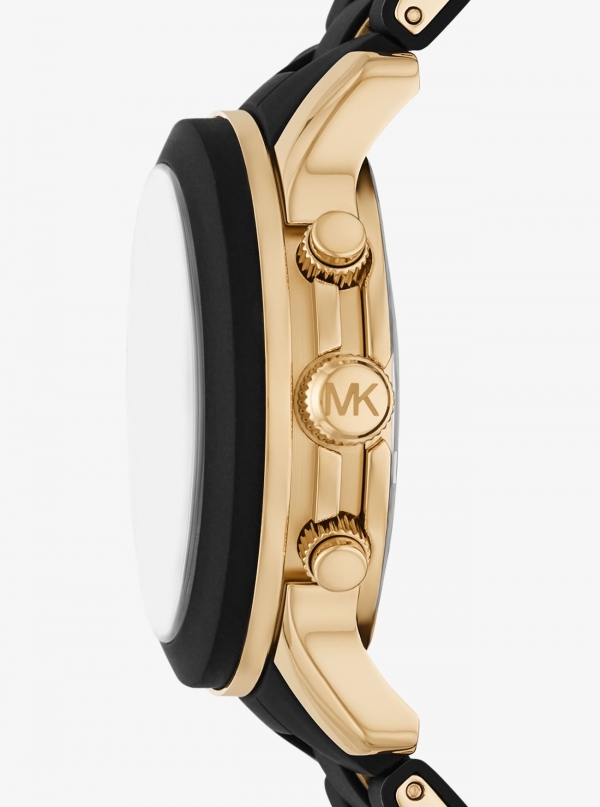 Michael Kors Oversized Runway Gold-Tone Watch