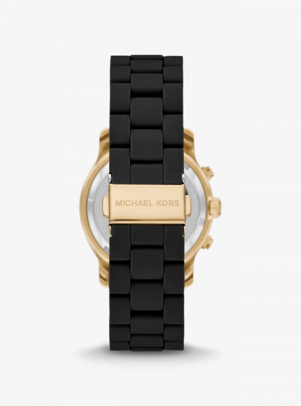 Michael Kors Oversized Runway Gold-Tone Watch