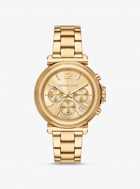 Michael Kors Oversized Maren Gold-Tone Watch