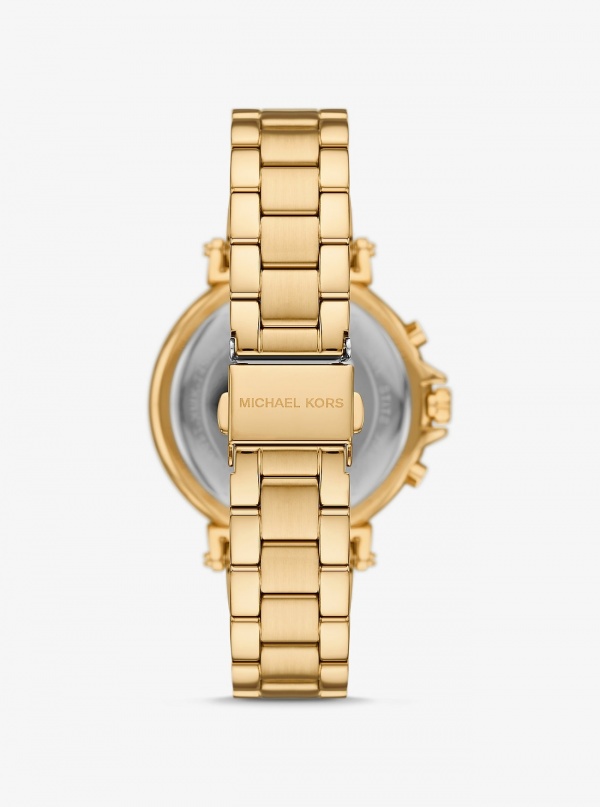 Michael Kors Oversized Maren Gold-Tone Watch