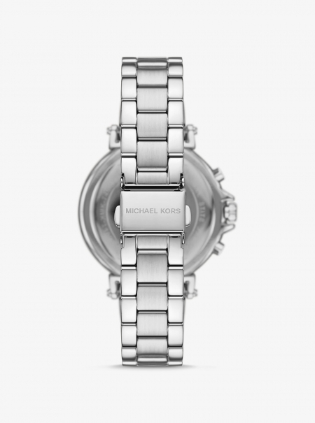 Michael Kors Oversized Maren Silver-Tone Watch