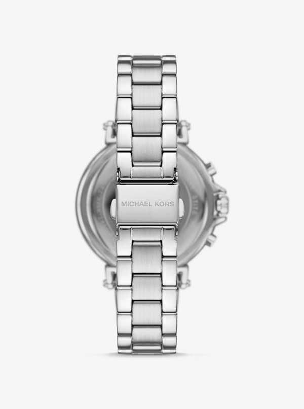 Michael Kors Oversized Maren Silver-Tone Watch