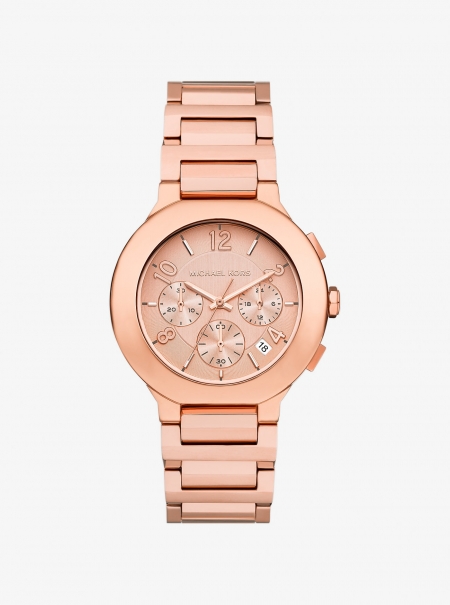 Michael Kors Oversized Gramercy Rose Gold-Tone Watch