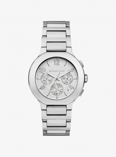 Michael Kors Oversized Gramercy Silver-Tone Watch