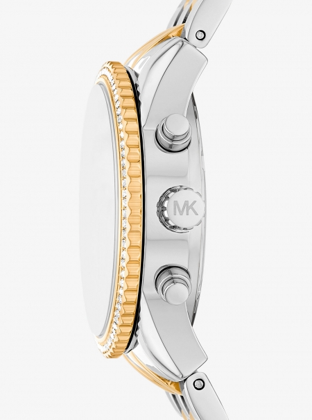 Michael Kors Mini Bryant Pavé Two-Tone Watch