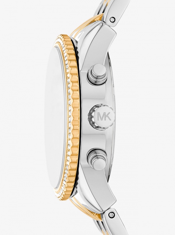 Michael Kors Mini Bryant Pavé Two-Tone Watch