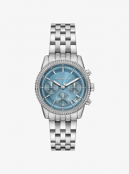 Michael Kors Mini Bryant Silver-Tone Watch