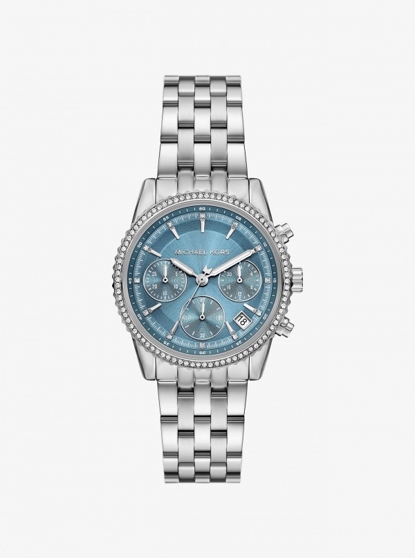Michael Kors Mini Bryant Silver-Tone Watch
