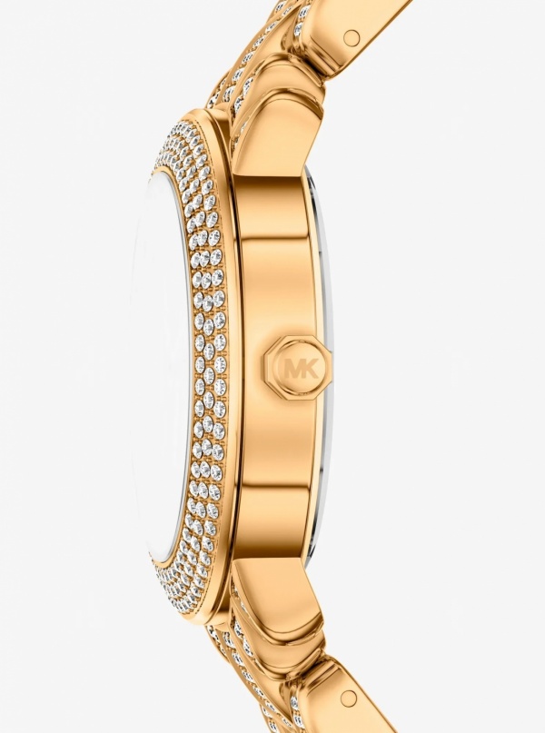 Michael Kors Pavé Phoebe Gold-Tone Watch