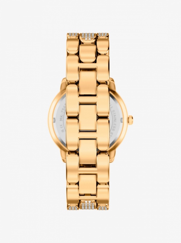 Michael Kors Pavé Phoebe Gold-Tone Watch