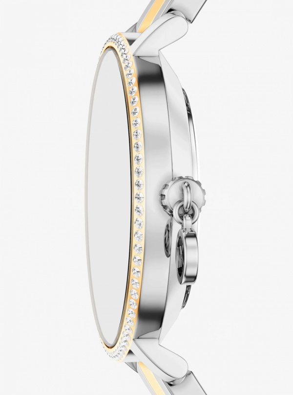 Michael Kors Mini Pyper Pavé Two-Tone Watch