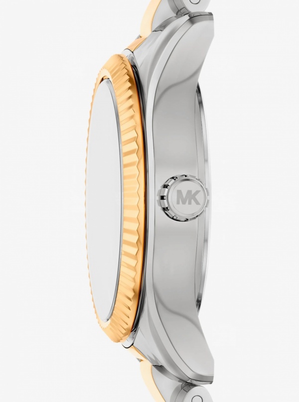 Michael Kors Petite Lexington Pavé Two-Tone Watch
