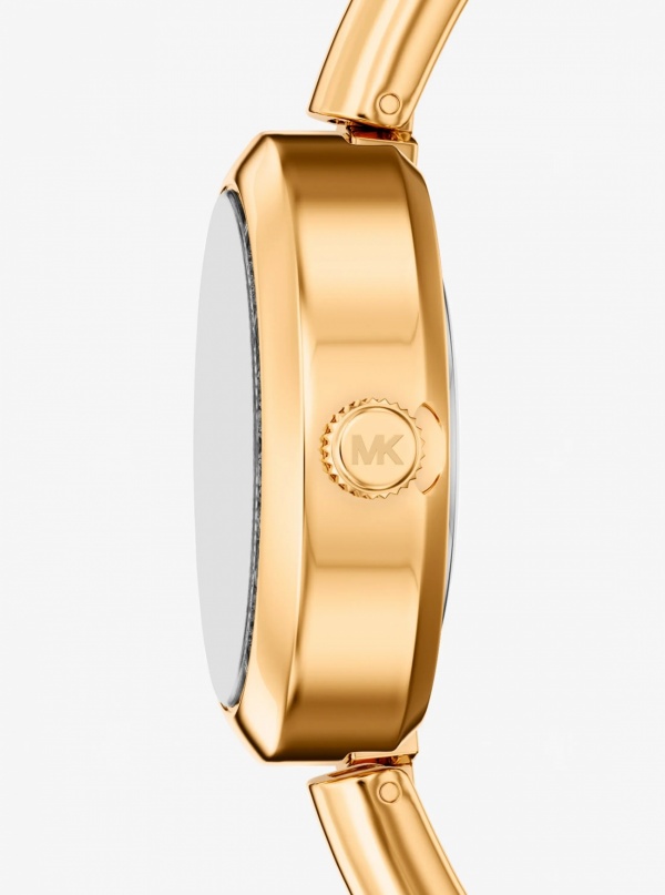 Michael Kors Petite Maude Gold-Tone Bangle Watch