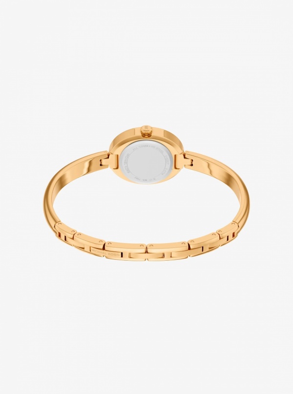 Michael Kors Petite Maude Gold-Tone Bangle Watch