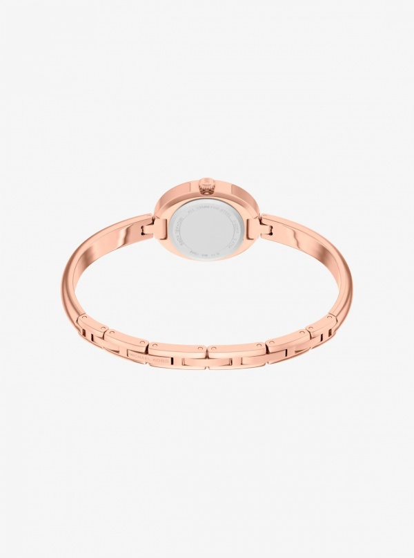 Michael Kors Petite Maude Rose Gold-Tone Bangle Watch