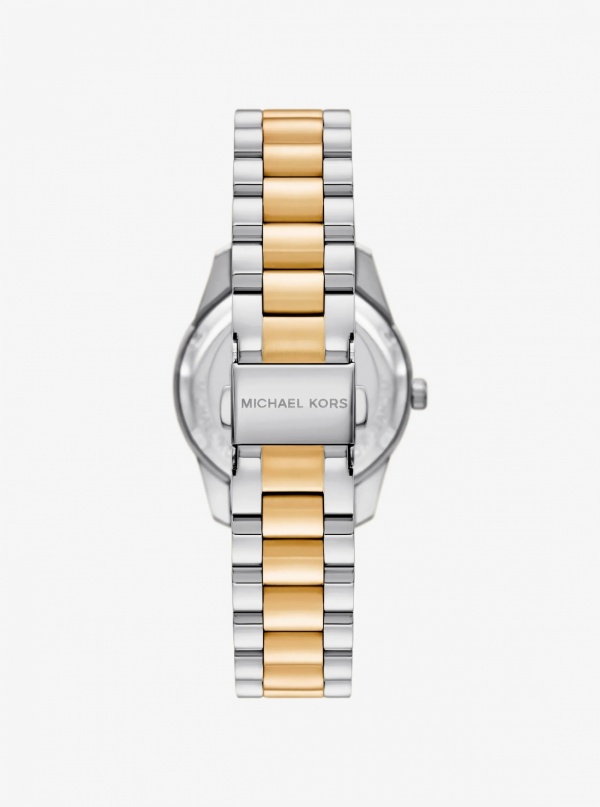 Michael Kors Lexington Pavé Two-Tone Watch