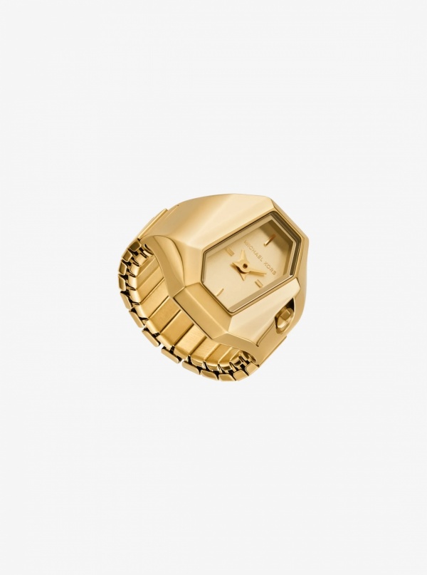 Michael Kors Suri Gold-Tone Ring Watch
