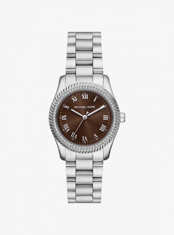 Michael Kors Mini Lexington Silver-Tone Watch
