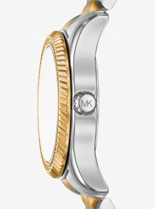 Michael Kors Mini Lexington Pavé Two-Tone Watch
