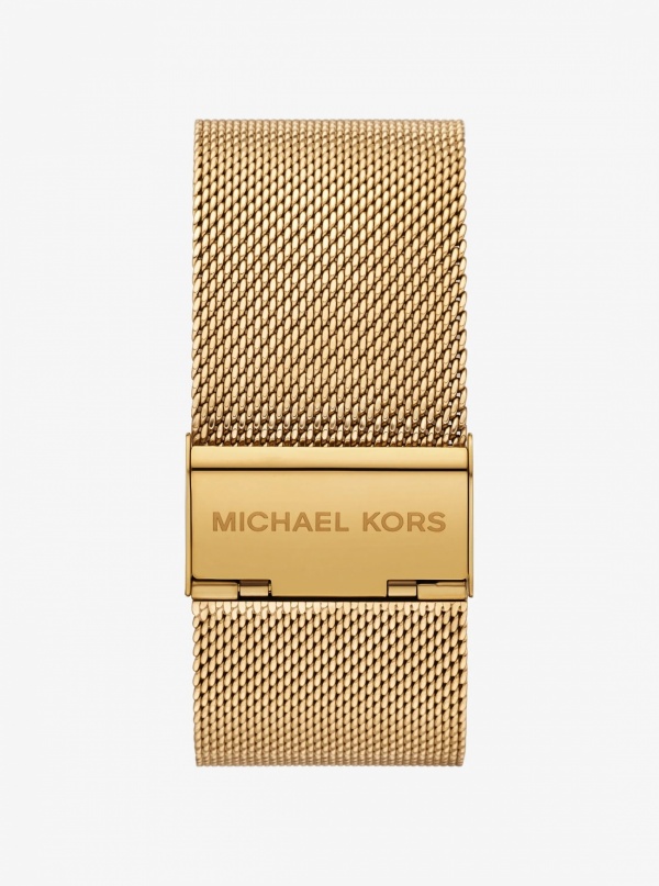 Michael Kors Petite Georgie Gold-Tone Mesh Watch