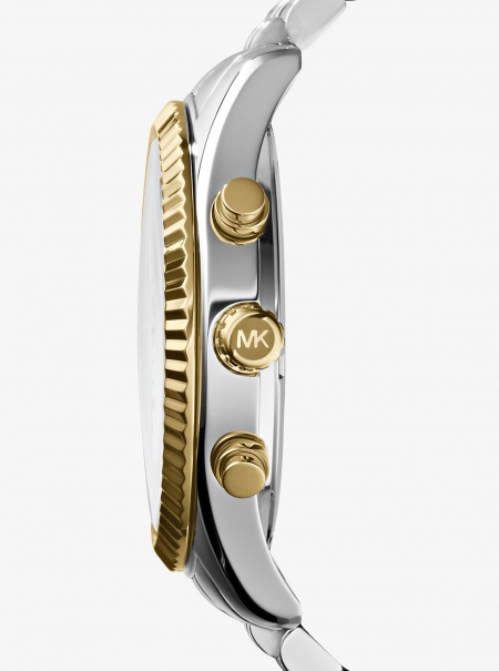 Michael Kors Oversized Lexington Two-Tone Watch