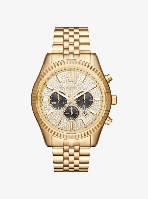 Michael Kors Lexington Gold-Tone Watch