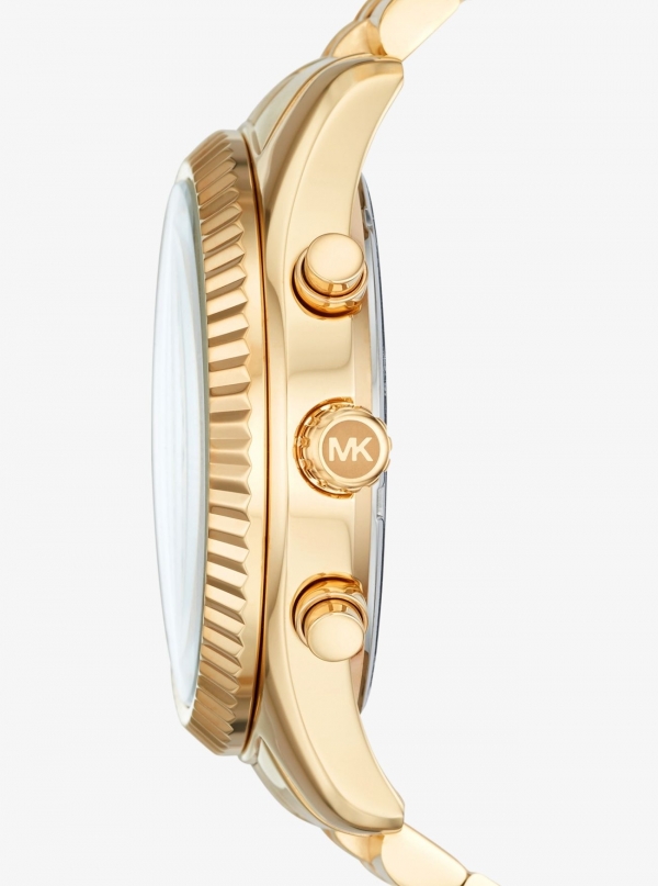 Michael Kors Lexington Gold-Tone Watch