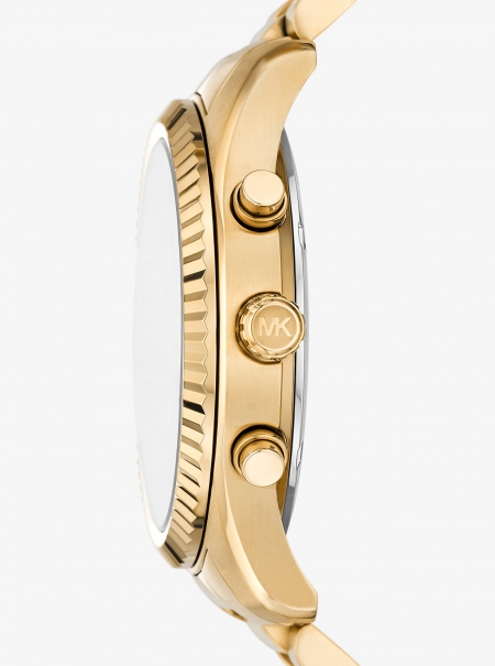 Michael Kors Oversized Lexington Gold-Tone Watch