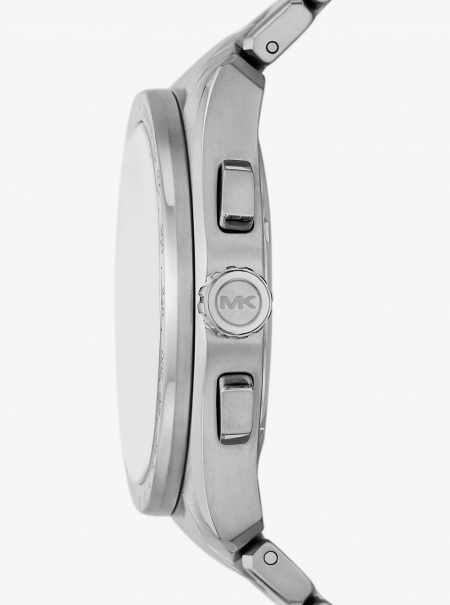Michael Kors Oversized Accelerator 2.0 Silver-Tone Watch