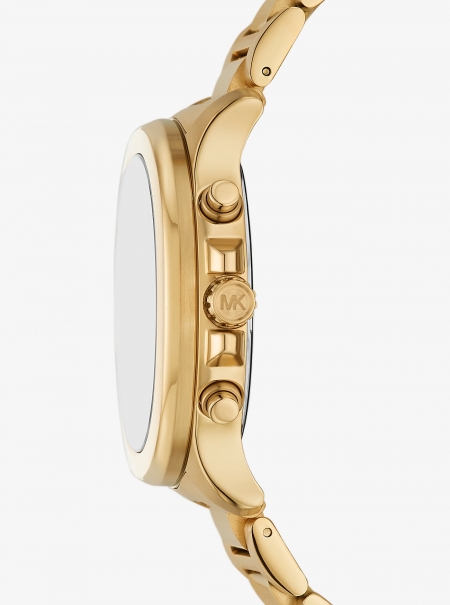 Michael Kors Oversized Sage Gold-Tone Watch