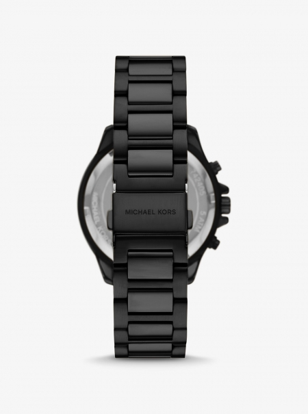 Michael Kors Oversized Sage Black-Tone Watch