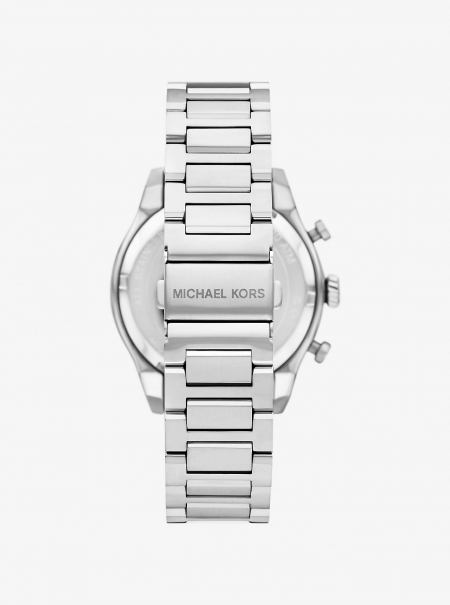 Michael Kors Oversized Panorama Silver-Tone Watch