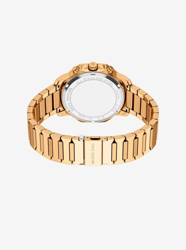 Michael Kors Oversized Prescott Gold-Tone Watch