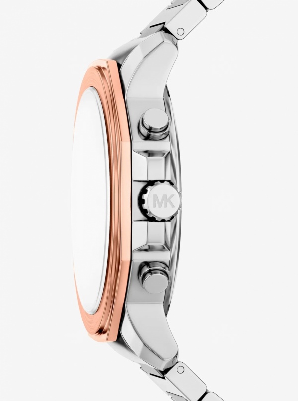 Michael Kors Oversized Prescott Two-Tone Watch