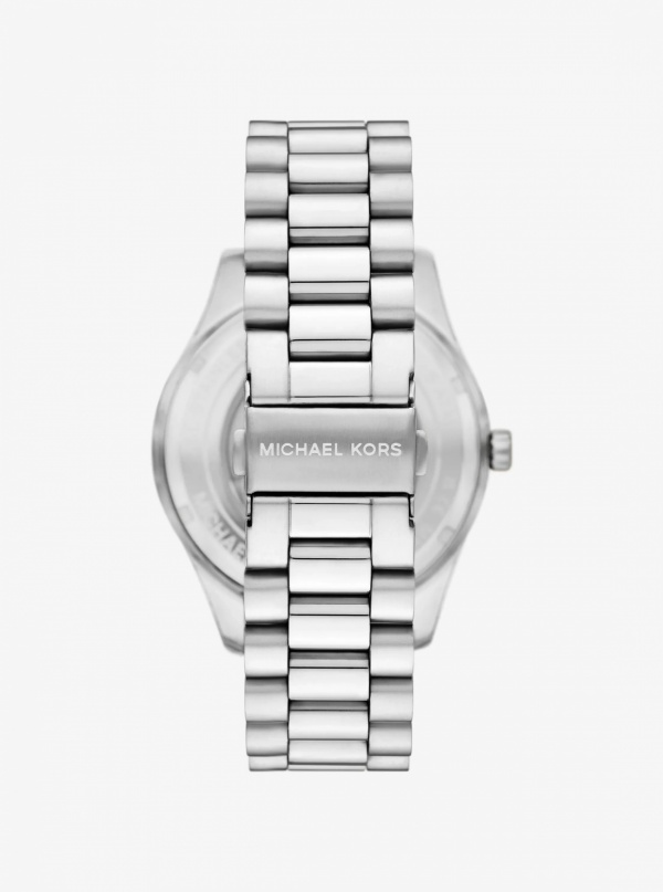 Michael Kors Oversized Lexington Silver-Tone Watch