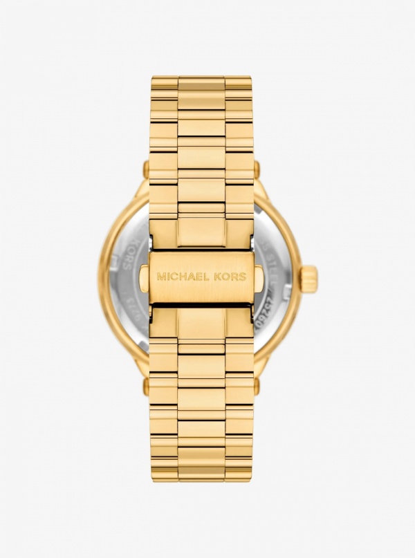 Michael Kors Oversized Billie Gold-Tone Watch