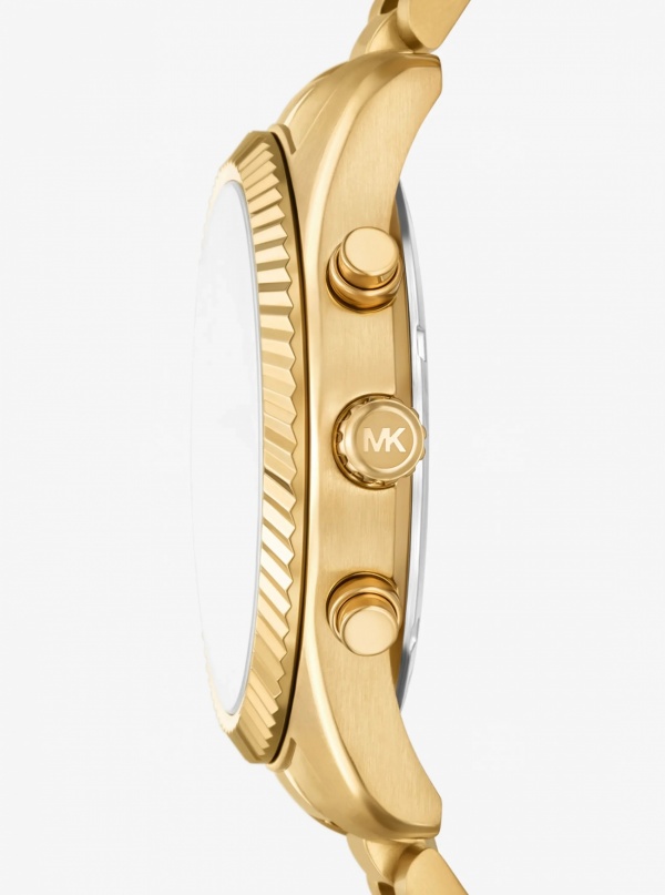 Michael Kors Oversized Lexington Gold-Tone Watch