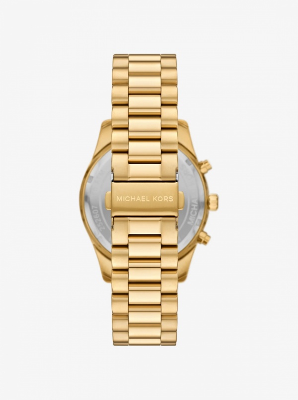 Michael Kors Oversized Lexington Gold-Tone Watch