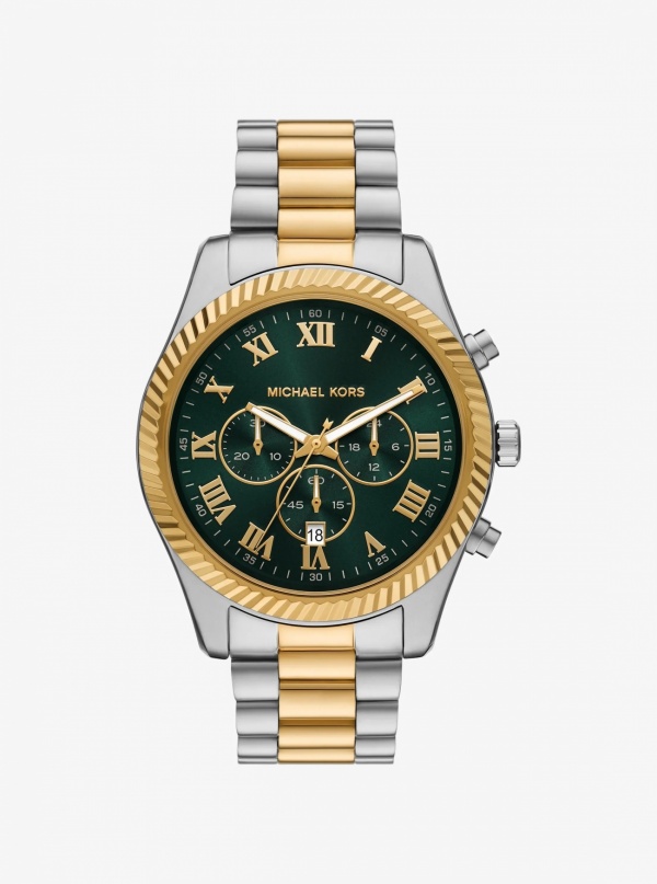 Michael Kors Oversized Lexington Two-Tone Watch