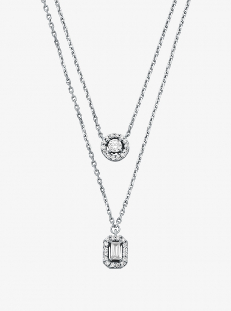 Michael Kors Precious Metal-Plated Double Layered Necklace