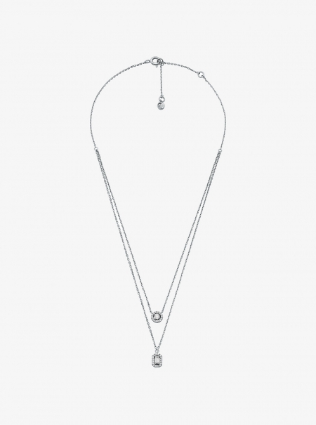 Michael Kors Precious Metal-Plated Double Layered Necklace