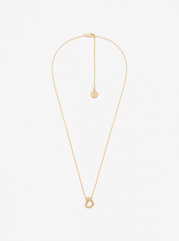 Knotted Heart Necklace and Earrings Gift Set