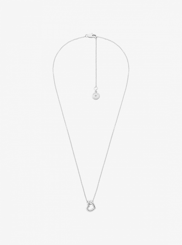 Knotted Heart Necklace and Earrings Gift Set