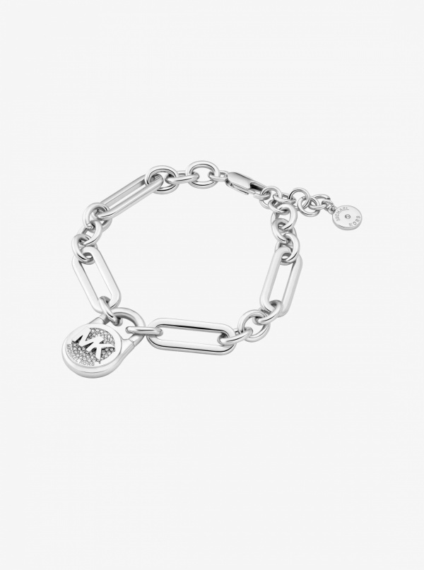 Pavé Lock Bracelet