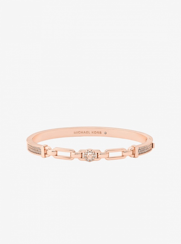 Pavé Logo Bangle and Stud Earrings Gift Set