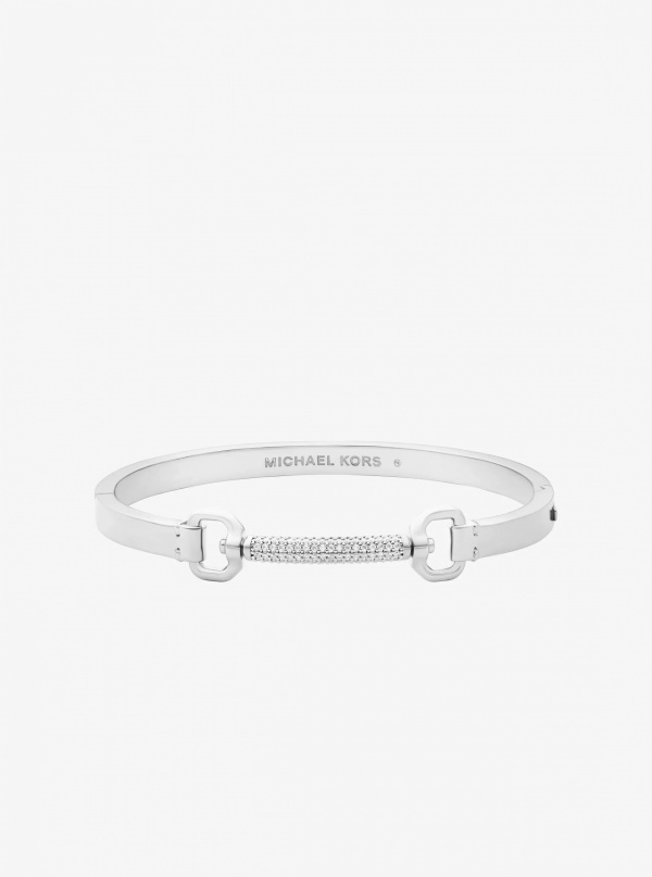 Pavé Horsebit Bangle