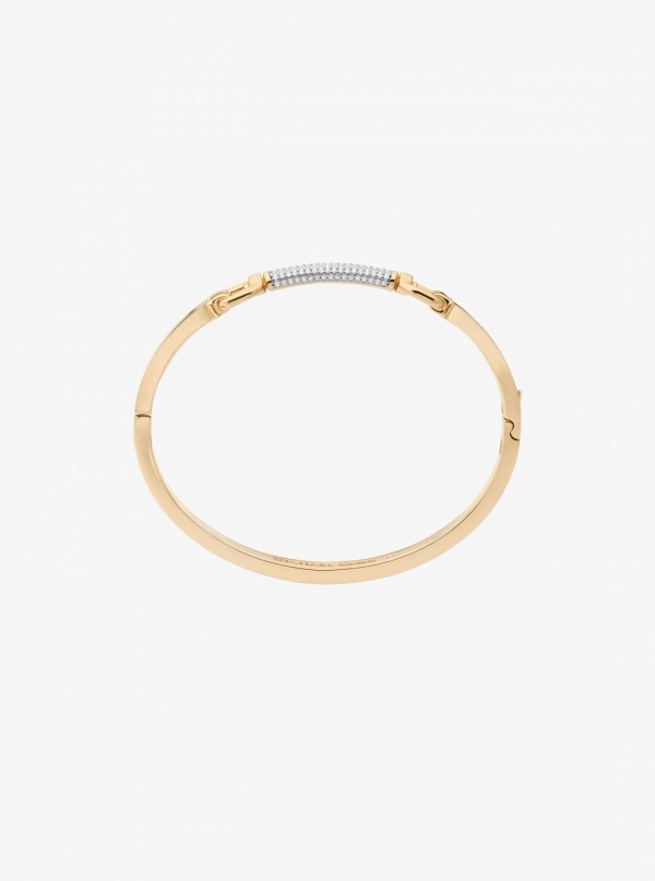 Pavé Horsebit Bangle