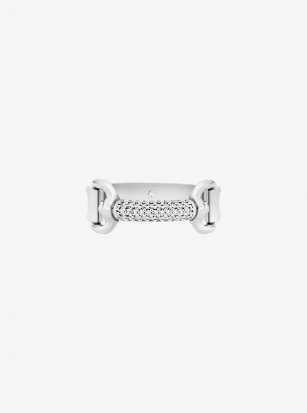 Pavé Horsebit Ring