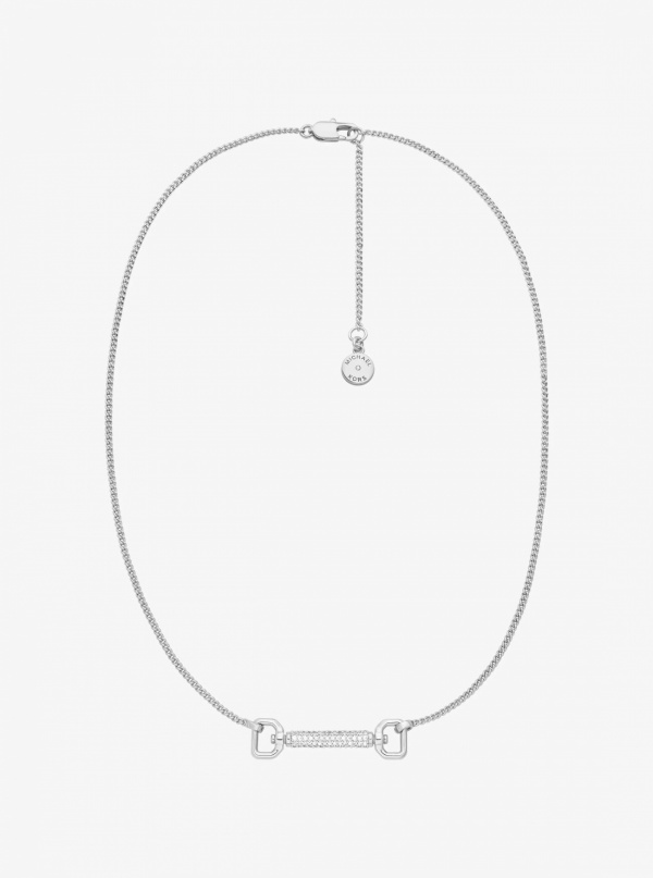 Pavé Horsebit Necklace