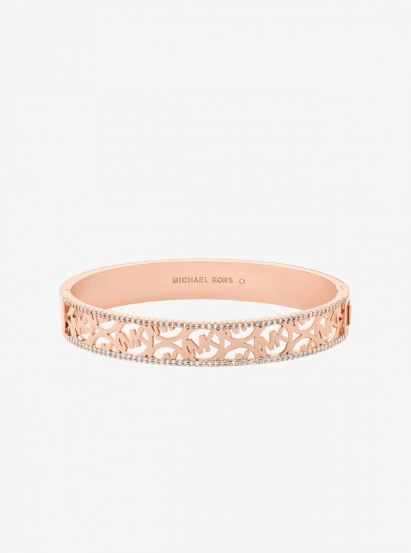 Pavé Logo Bangle